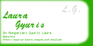 laura gyuris business card